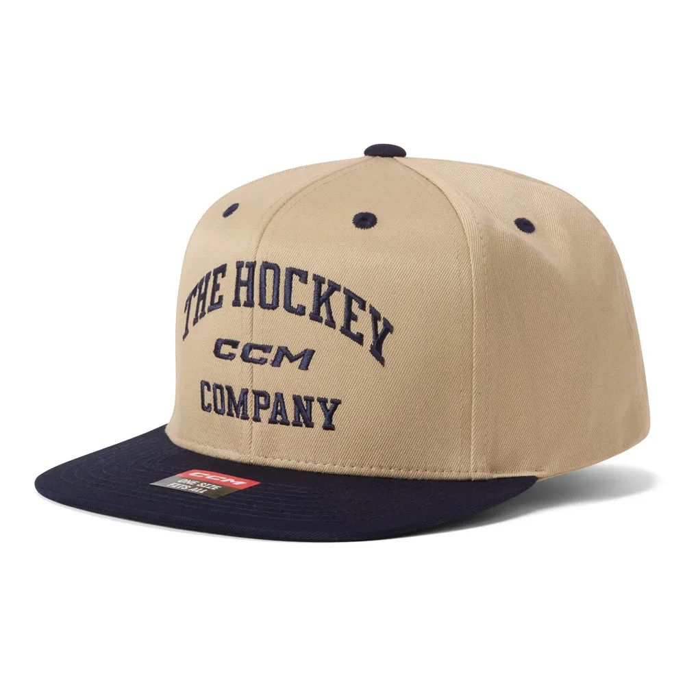 CCM Athleisure Youth Flat Oat Milk Snapback Hat sold by Pro Hockey Life