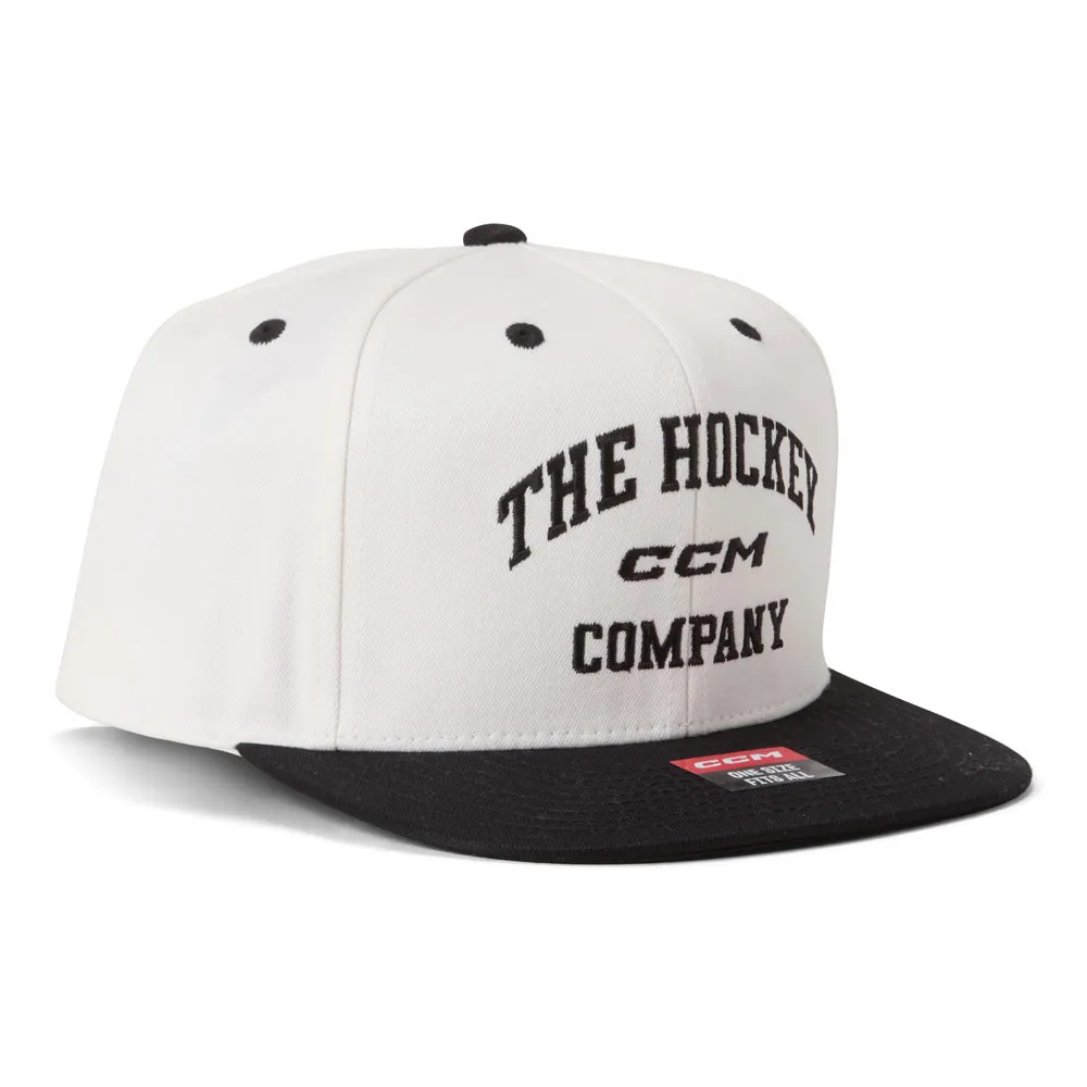 CCM Athleisure Flat White Snapback Hat sold by Pro Hockey Life product image thumbnail 2