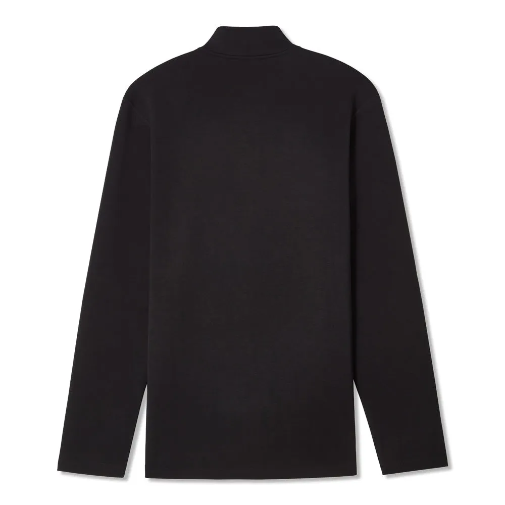 CCM Team Men's Black 1/4 Zip Crew Long Sleeve Shirt sold by Pro Hockey Life product image thumbnail 2