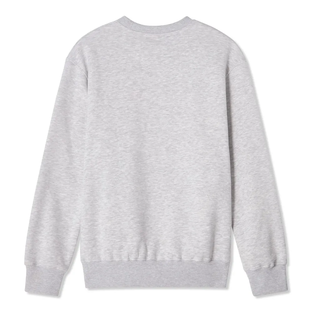 CCM Athleisure Women's Grey Fleece Crew Long Sleeve Shirt sold by Pro Hockey Life product image thumbnail 2