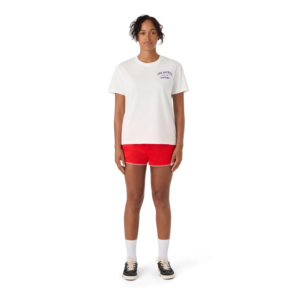 CCM Athleisure Women's White T Shirt sold by Pro Hockey Life product image thumbnail 4