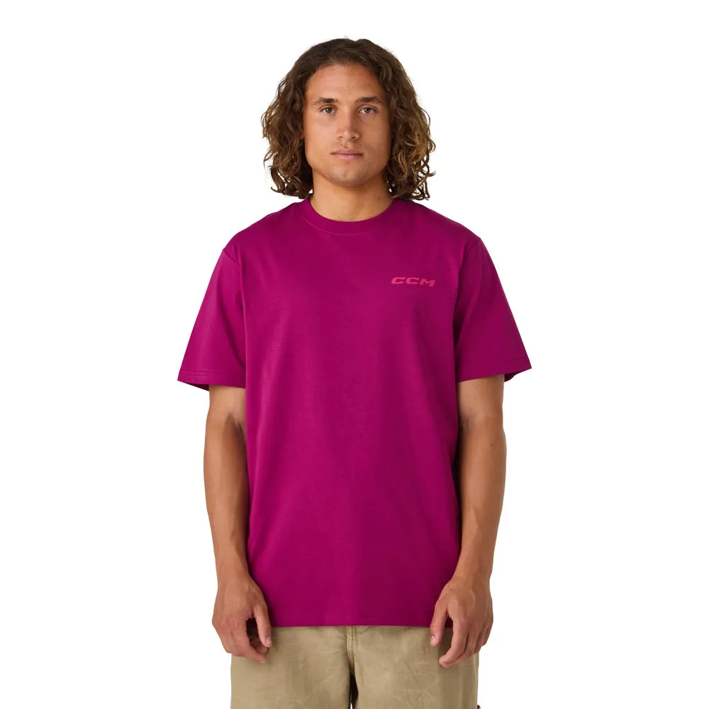 CCM Casual Men's Boysenberry T Shirt sold by Pro Hockey Life product image thumbnail 3