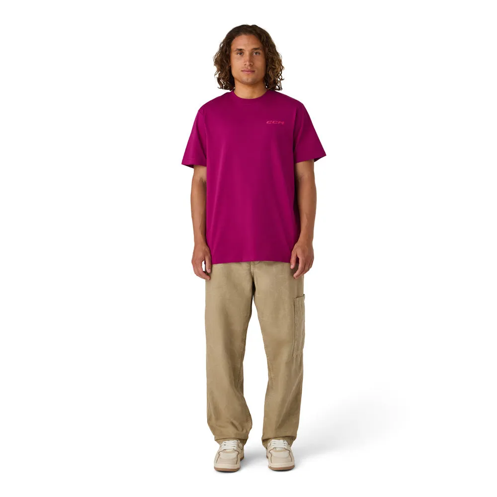 CCM Casual Men's Boysenberry T Shirt sold by Pro Hockey Life product image thumbnail 4