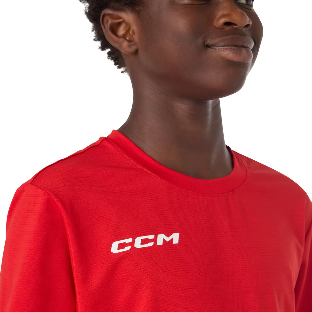 CCM Premium Youth Red Lightweight Training T Shirt sold by Pro Hockey Life product image thumbnail 5