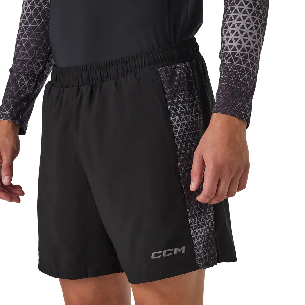 CCM Men's 2-In-1 Grey Training Shorts sold by Pro Hockey Life product image thumbnail 3