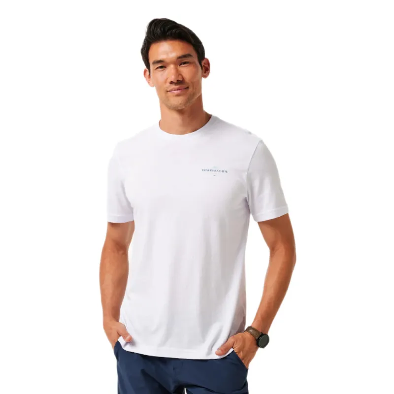 Travismathew Acropolis Men's White T Shirt sold by Pro Hockey Life