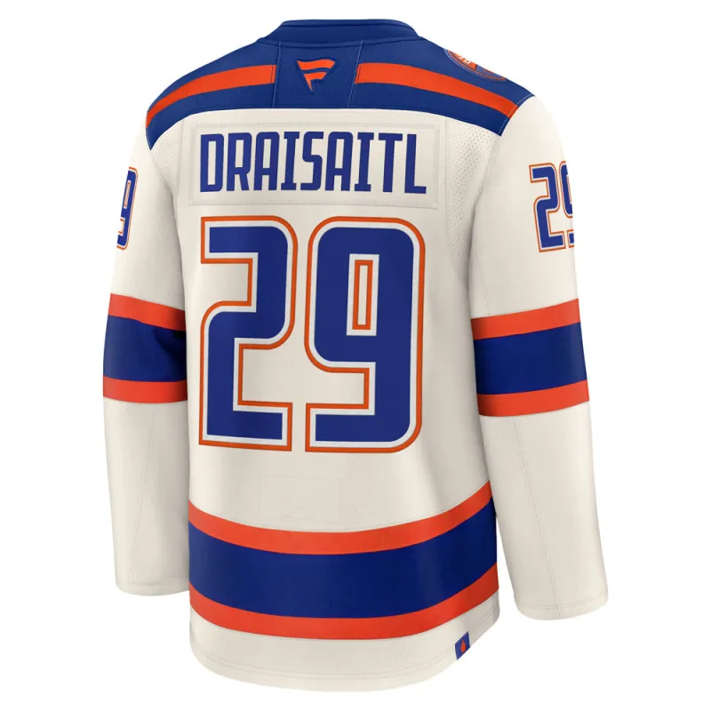 Fanatics Edmonton Oilers Leon Draisaitl Premium Alternate Jersey sold by Pro Hockey Life