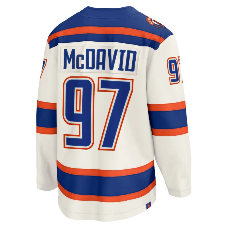 Fanatics Edmonton Oilers Connor McDavid Breakaway Alternate Jersey sold by Pro Hockey Life