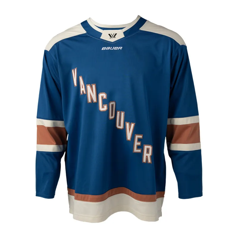 Bauer Vancouver Adult Replica Home Jersey made by Bauer