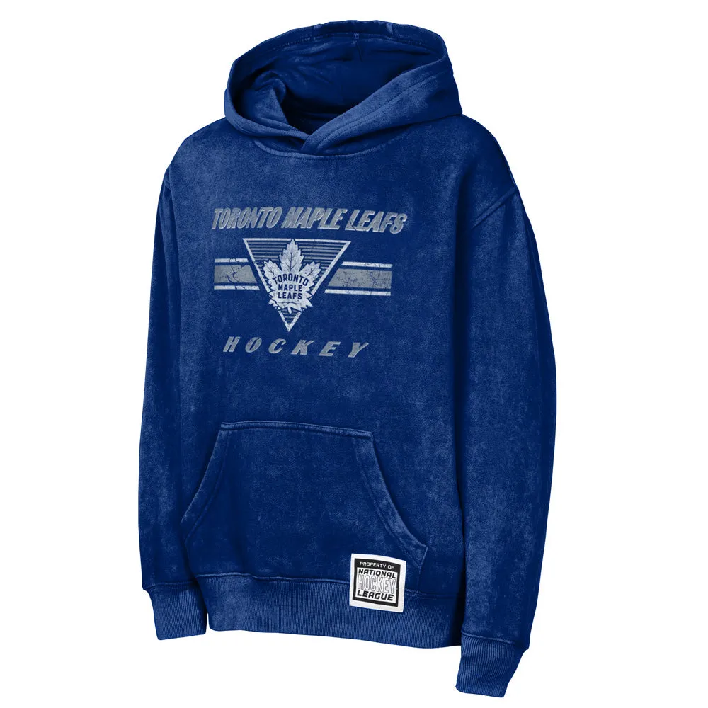 Outerstuff Toronto Maple Leafs Mineral Wash Youth Fleece Hoodie sold by Pro Hockey Life product image thumbnail 2
