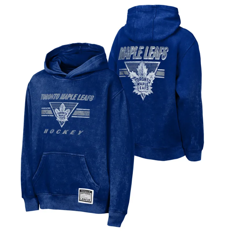 Outerstuff Toronto Maple Leafs Mineral Wash Youth Fleece Hoodie sold by Pro Hockey Life