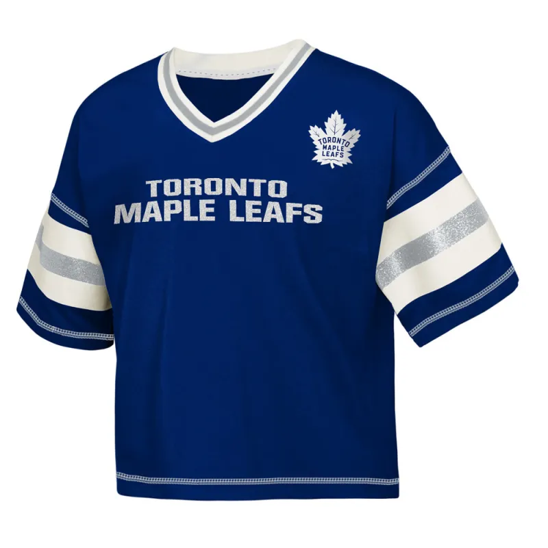 Outerstuff Toronto Maple Leafs Goal Getter Girl's Jersey T Shirt sold by Pro Hockey Life