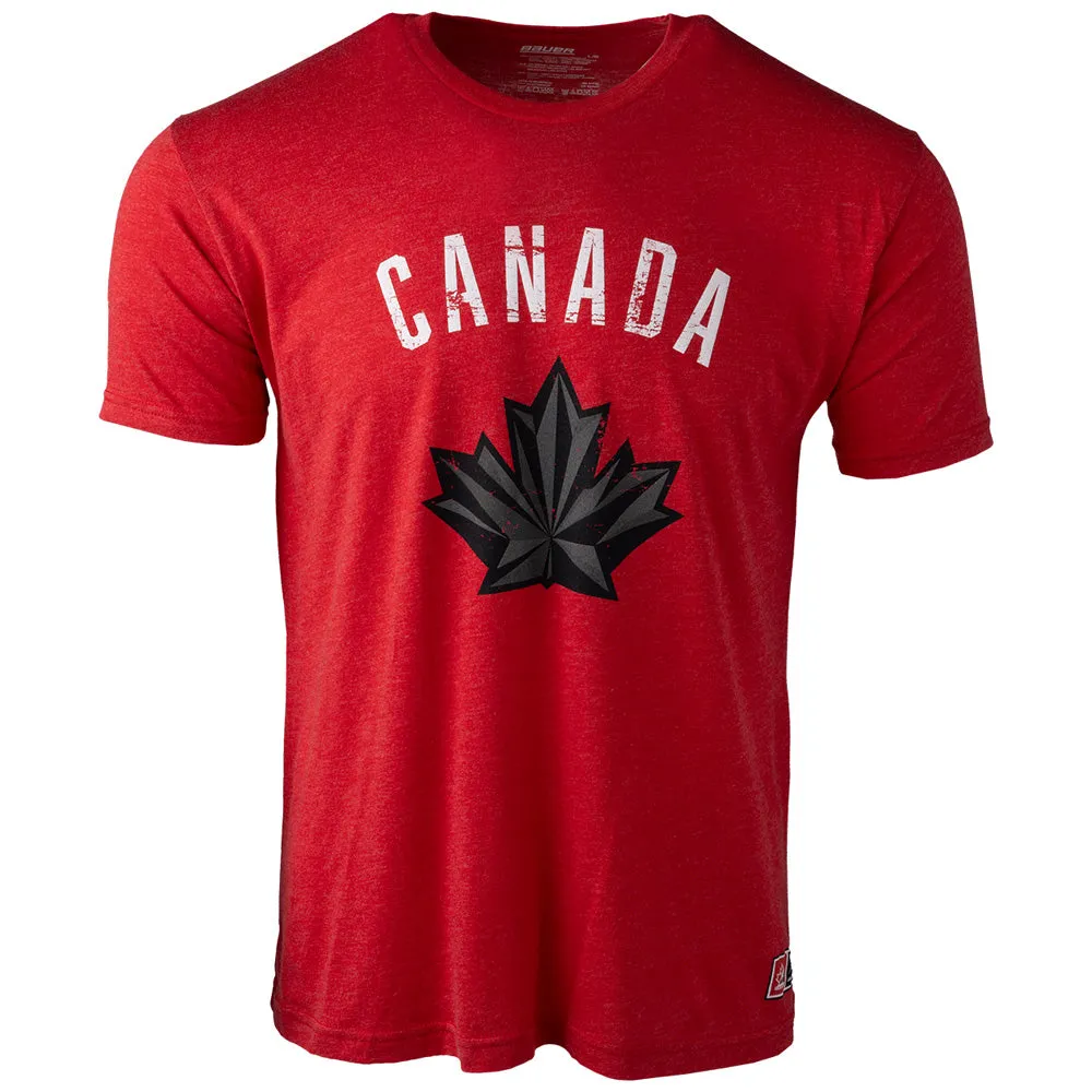 Bauer X Hockey Canada® Tri-Blend Adult Red T Shirt sold by Pro Hockey Life
