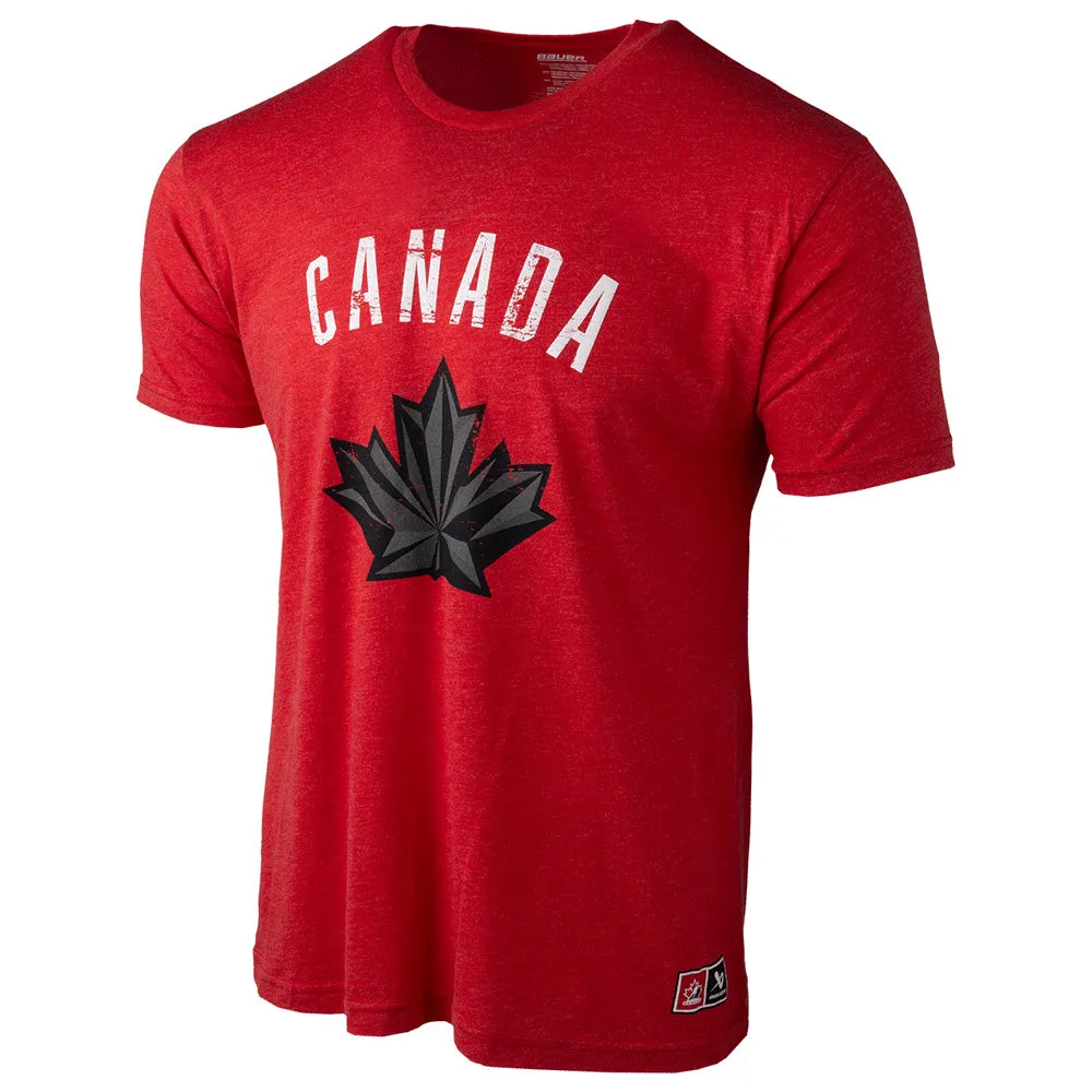 Bauer X Hockey Canada® Tri-Blend Adult Red T Shirt sold by Pro Hockey Life product image thumbnail 3