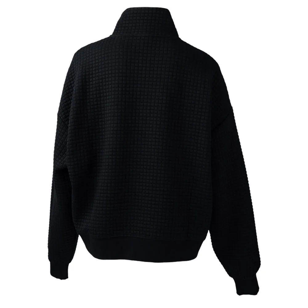 Bauer X Hockey Canada® Quilted Adult Black 1/2 Zip Sweater sold by Pro Hockey Life product image thumbnail 2