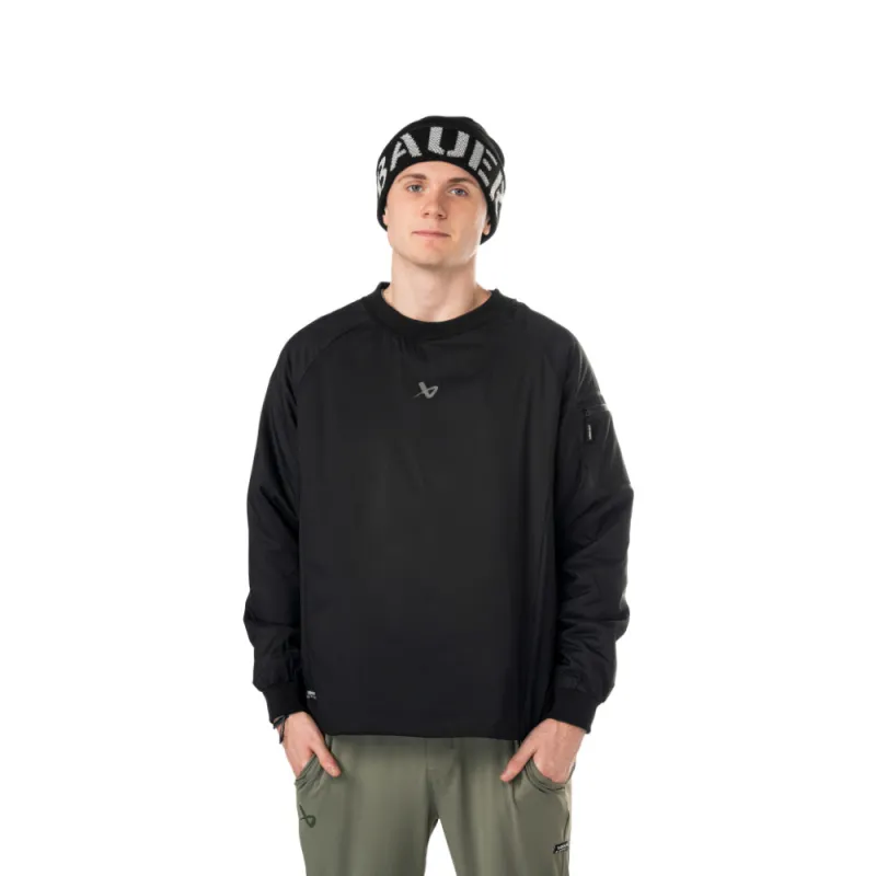Bauer Pond Men's Black Crew Neck Shirt made by Bauer