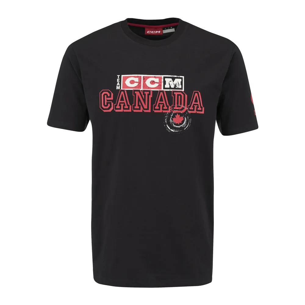 CCM Country Collection Adult Black T Shirt sold by Pro Hockey Life