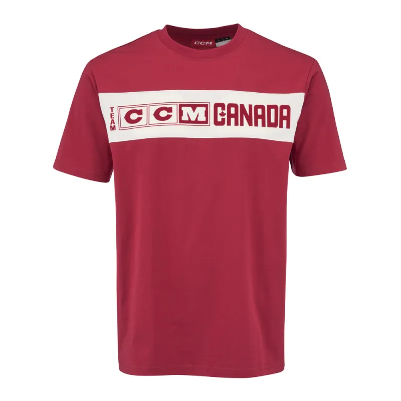 CCM Country Collection Adult Burgundy T Shirt sold by Pro Hockey Life
