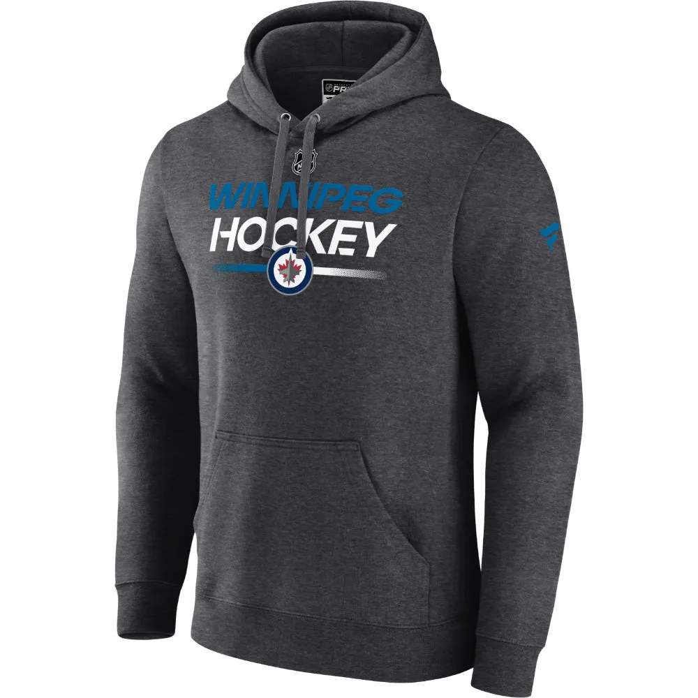 Fanatics Winnipeg Jets Authentic Pro Prime Adult Pullover Hoodie sold by Pro Hockey Life
