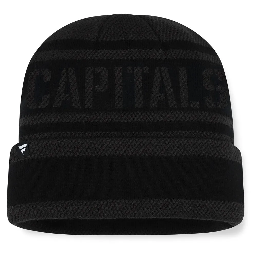 Fanatics Washington Capitals NHL Recon Men's Black Beanie sold by Pro Hockey Life product image thumbnail 2