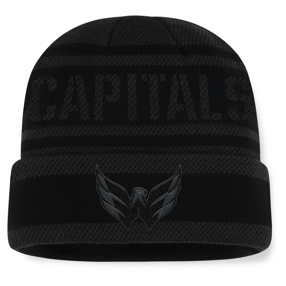 Fanatics Washington Capitals NHL Recon Men's Black Beanie sold by Pro Hockey Life