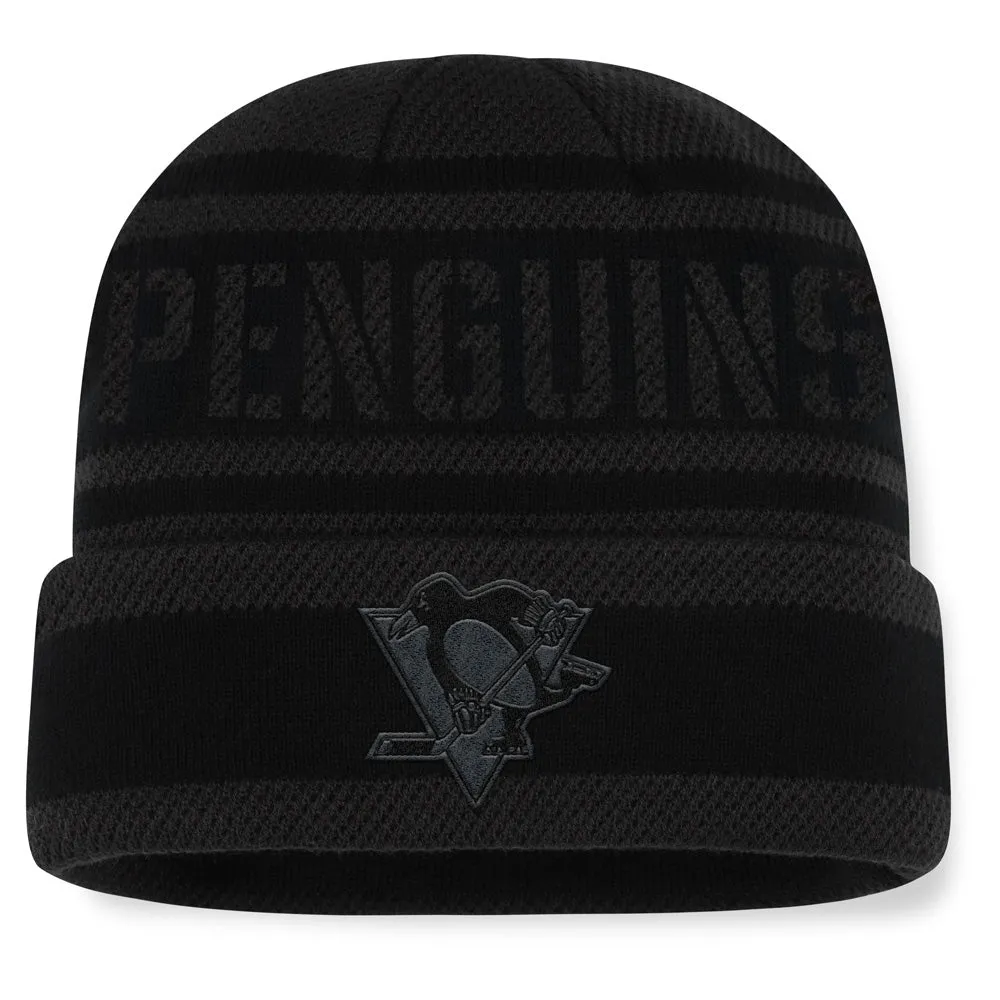 Fanatics Pittsburgh Penguins NHL Recon Men's Black Beanie sold by Pro Hockey Life