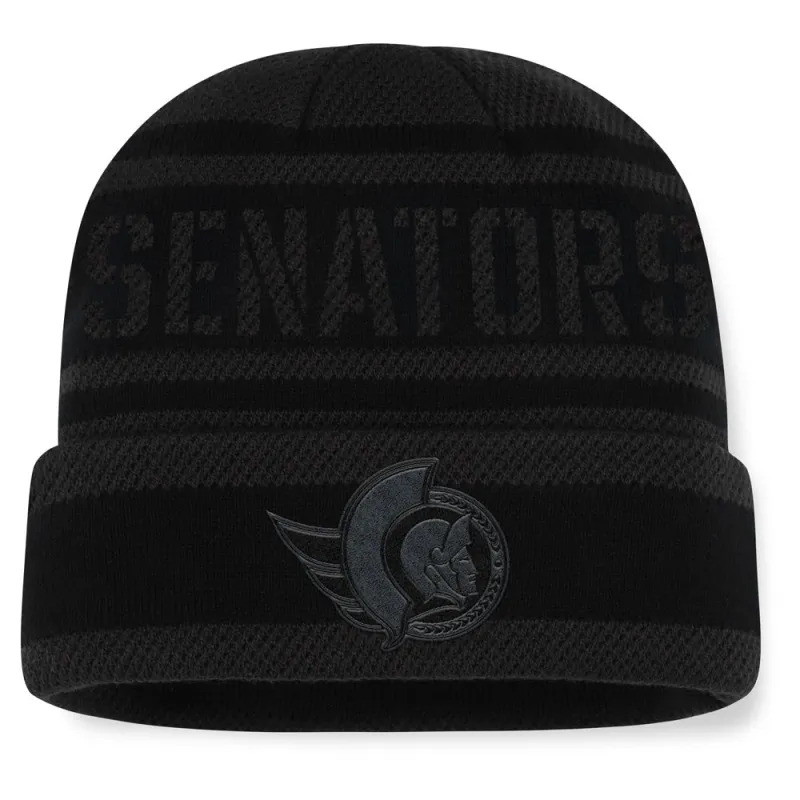 Fanatics Ottawa Senators NHL Recon Men's Black Beanie sold by Pro Hockey Life
