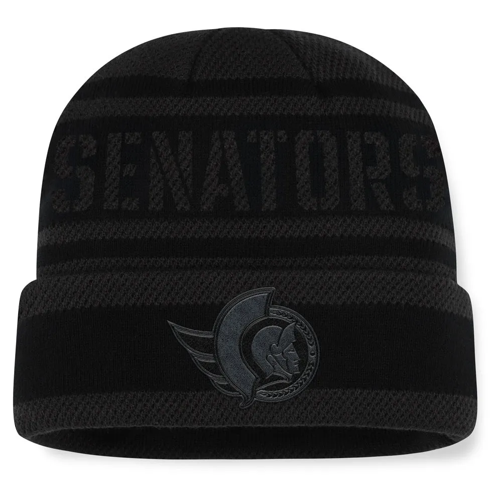 Fanatics Ottawa Senators NHL Recon Men's Black Beanie sold by Pro Hockey Life