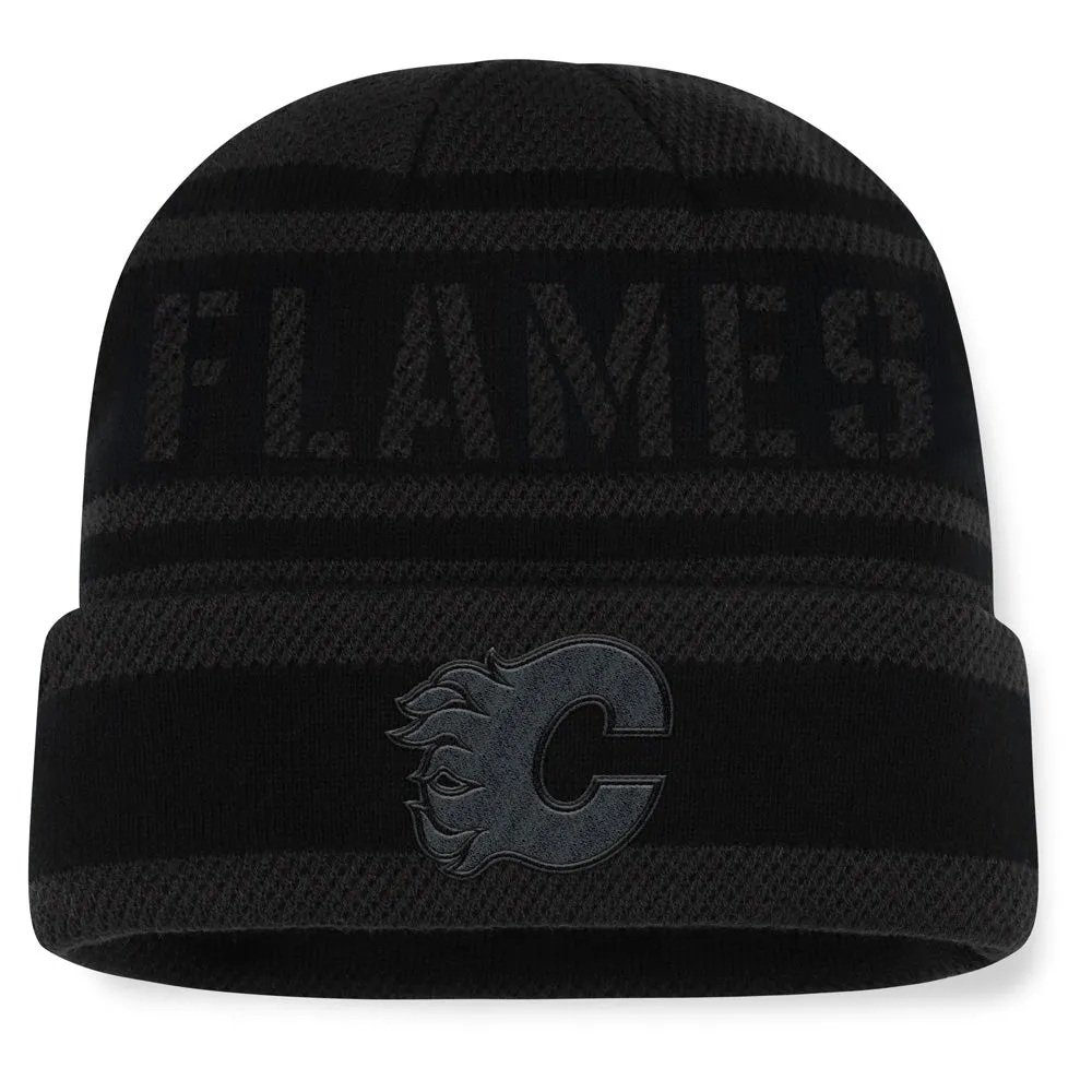 Fanatics Calgary Flames NHL Recon Men's Black Beanie sold by Pro Hockey Life
