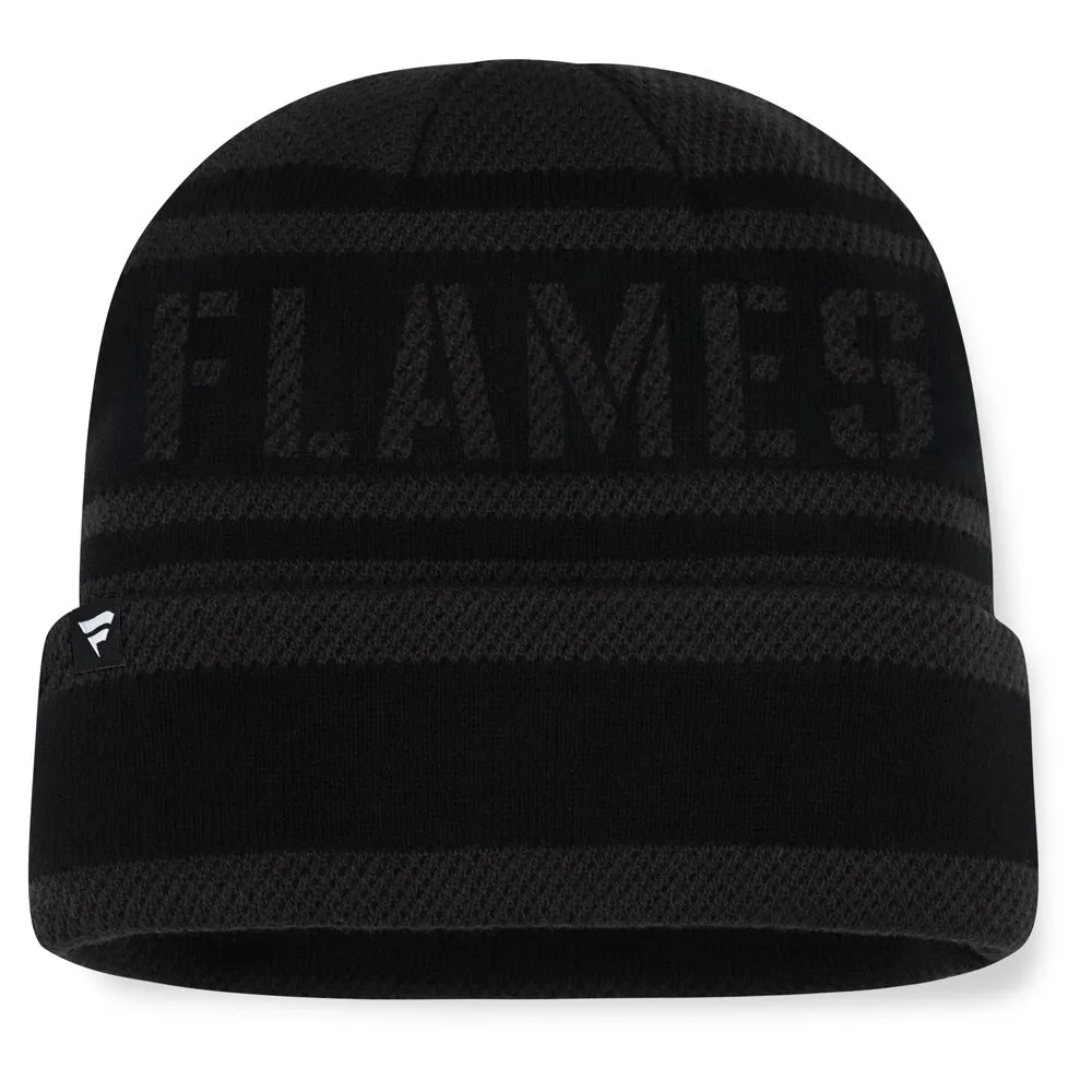 Fanatics Calgary Flames NHL Recon Men's Black Beanie sold by Pro Hockey Life product image thumbnail 2