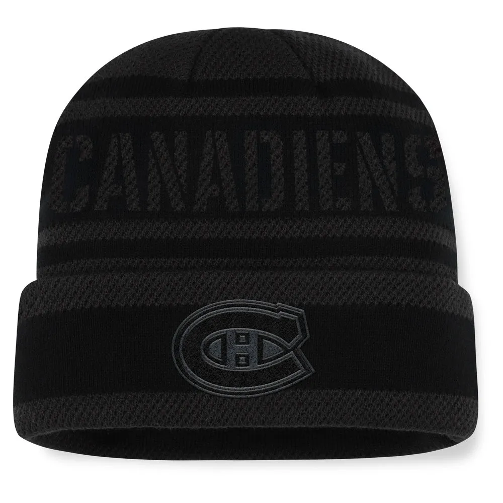 Fanatics Montreal Canadiens NHL Recon Men's Black Beanie sold by Pro Hockey Life