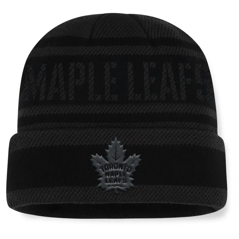 Fanatics Toronto Maple Leafs NHL Recon Men's Black Beanie sold by Pro Hockey Life
