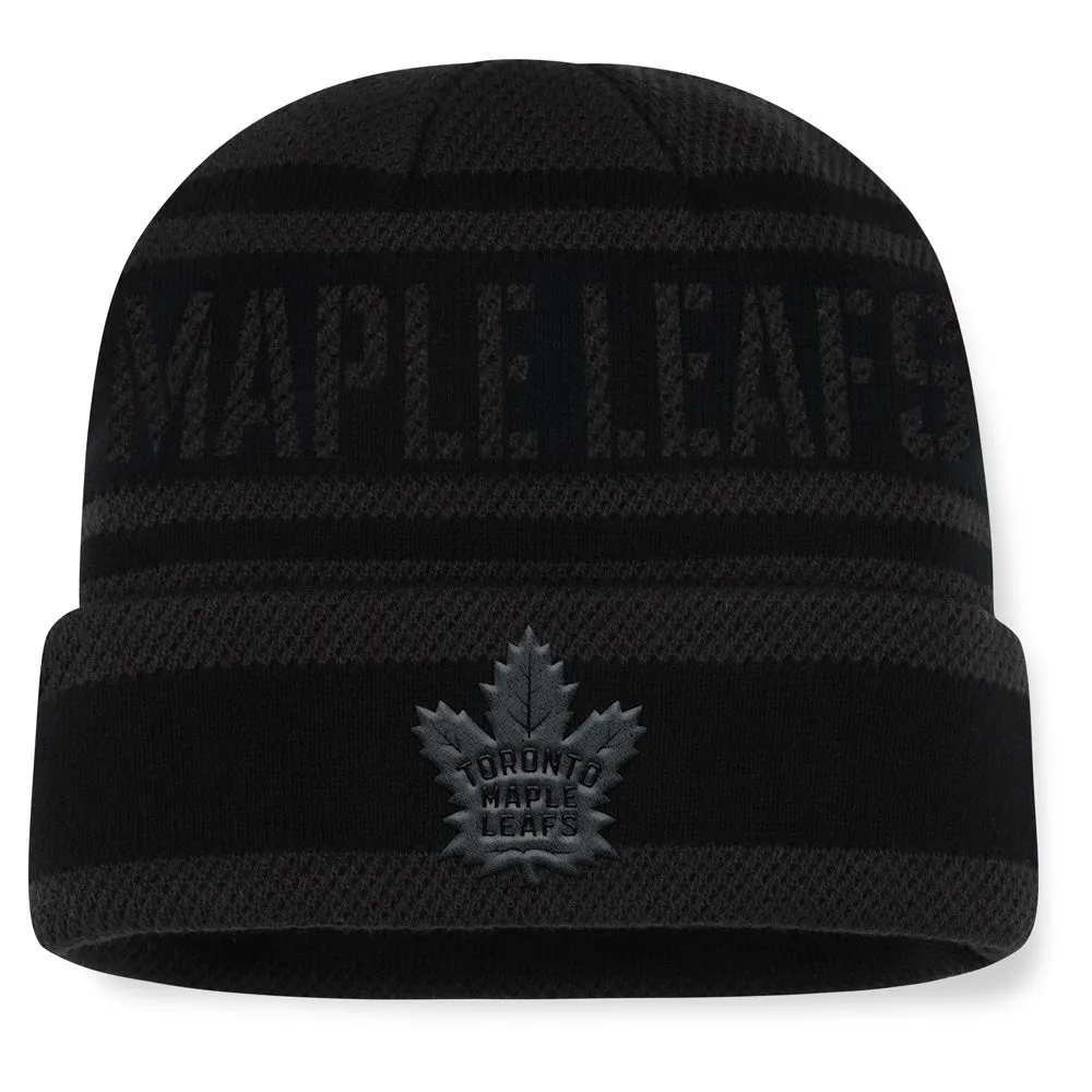 Fanatics Toronto Maple Leafs NHL Recon Men's Black Beanie sold by Pro Hockey Life