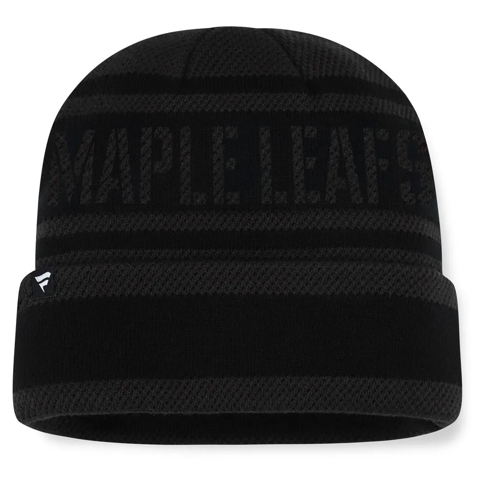 Fanatics Toronto Maple Leafs NHL Recon Men's Black Beanie sold by Pro Hockey Life product image thumbnail 2
