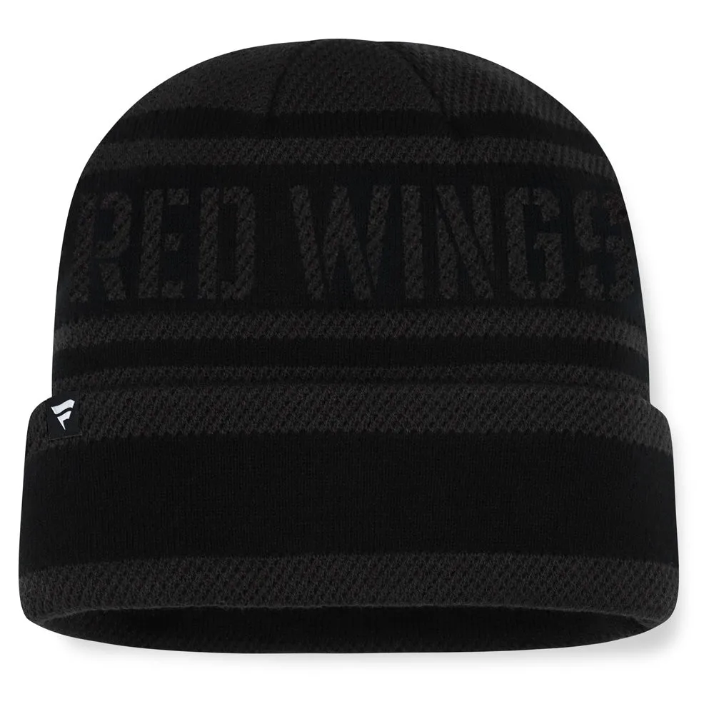 Fanatics Detroit Red Wings NHL Recon Men's Black Beanie sold by Pro Hockey Life product image thumbnail 2