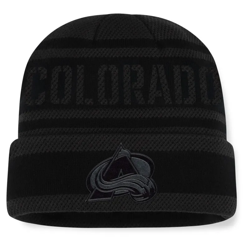 Fanatics Colorado Avalanche NHL Recon Men's Black Beanie sold by Pro Hockey Life