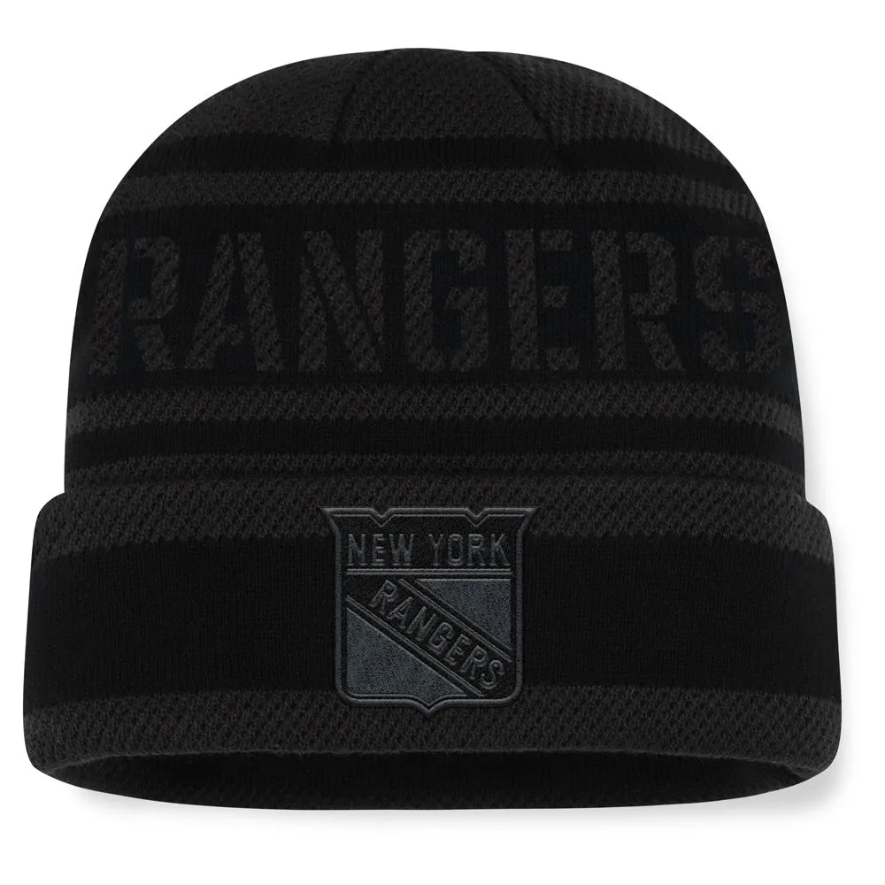 Fanatics New York Rangers NHL Recon Men's Black Beanie sold by Pro Hockey Life