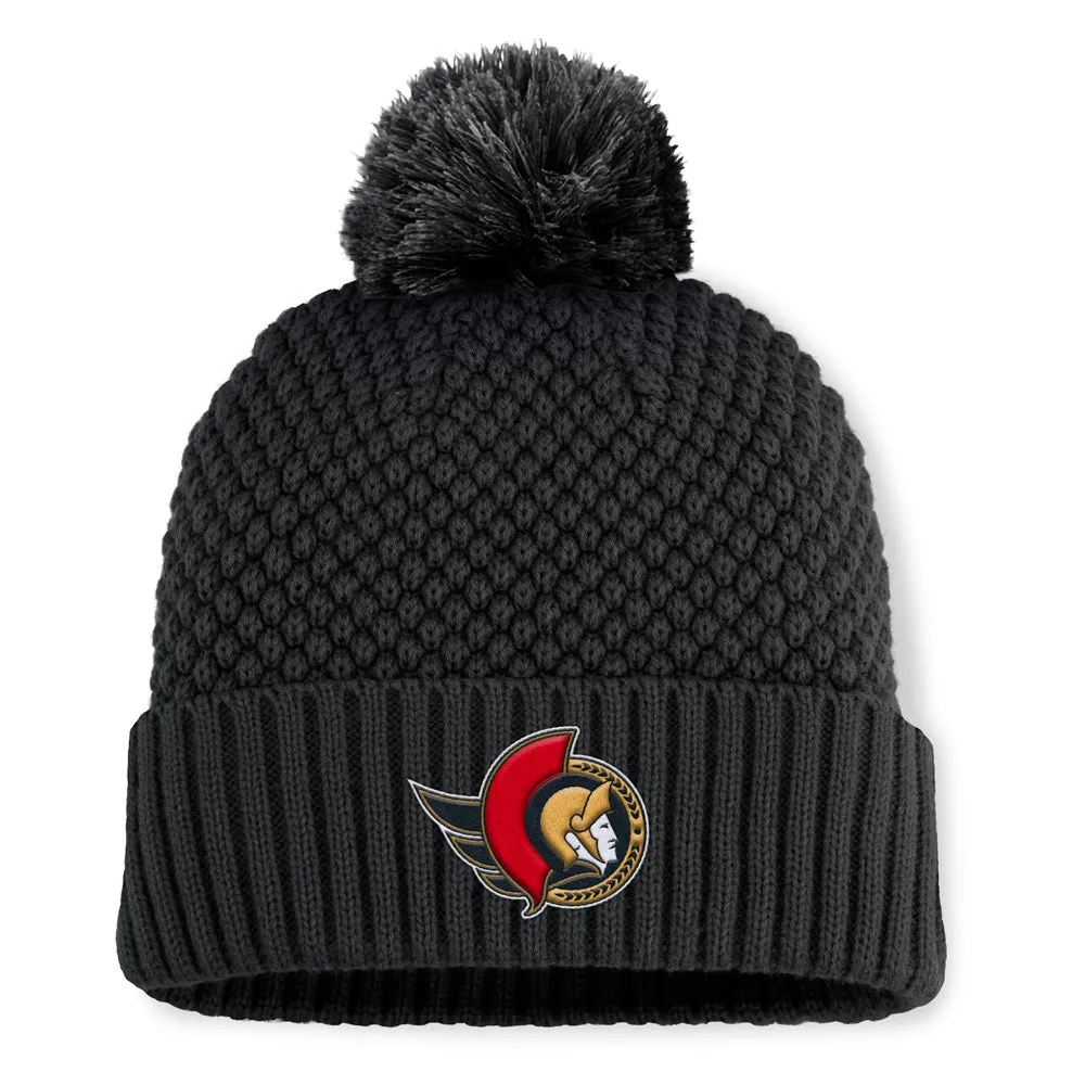 Fanatics Ottawa Senators NHL Bubble Women's Black Toque sold by Pro Hockey Life