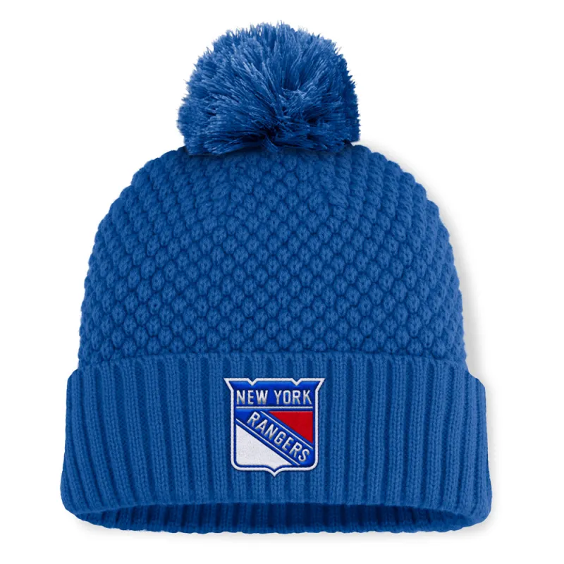 Fanatics New York Rangers NHL Bubble Women's Blue Toque sold by Pro Hockey Life