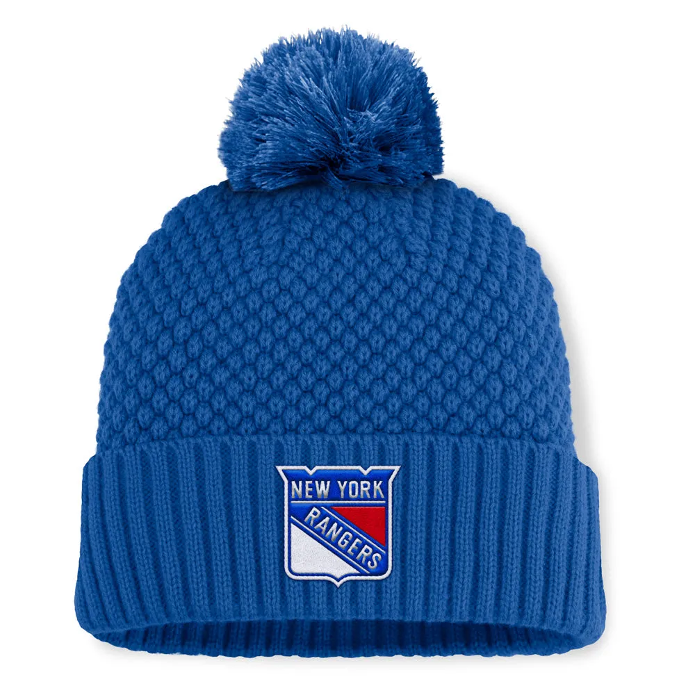Fanatics New York Rangers NHL Bubble Women's Blue Toque sold by Pro Hockey Life