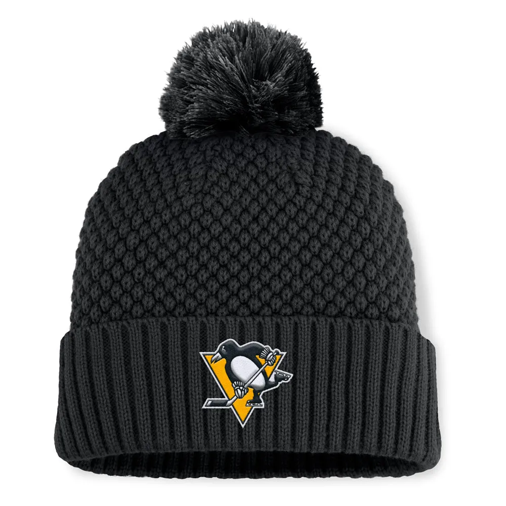 Fanatics Pittsburgh Penguins NHL Bubble Women's Black Toque sold by Pro Hockey Life