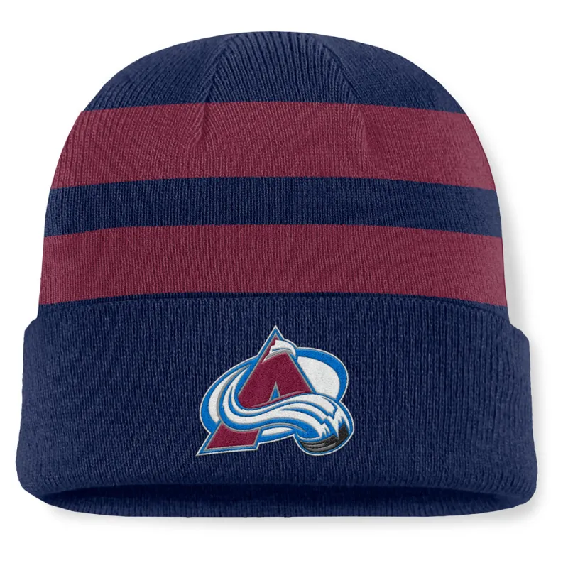 Fanatics Colorado Avalanche NHL Swipe Men's Navy Beanie sold by Pro Hockey Life