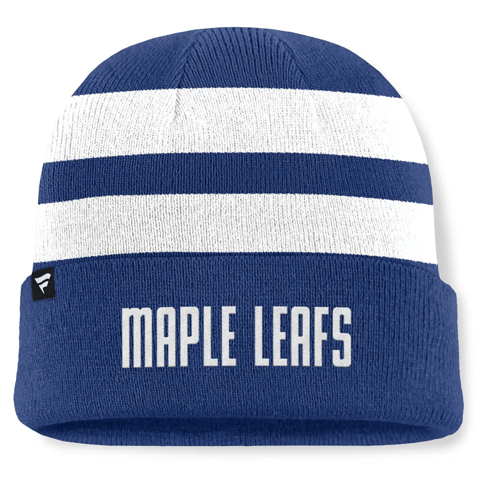 Fanatics Toronto Maple Leafs NHL Swipe Men's Blue Beanie sold by Pro Hockey Life product image thumbnail 2