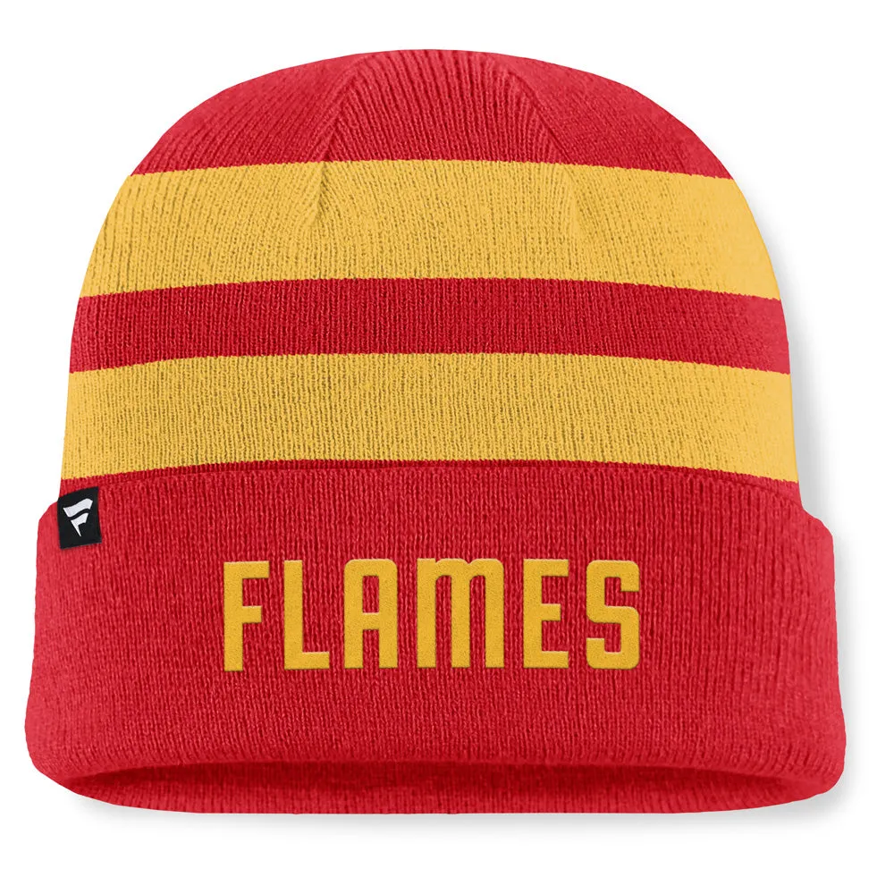 Fanatics Calgary Flames NHL Swipe Men's Red Beanie sold by Pro Hockey Life product image thumbnail 2
