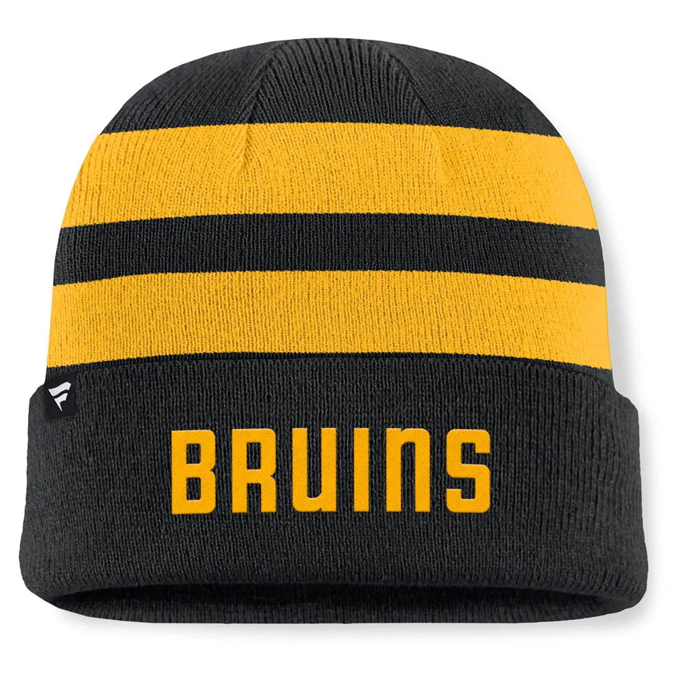 Fanatics Boston Bruins NHL Swipe Men's Black Beanie sold by Pro Hockey Life product image thumbnail 2