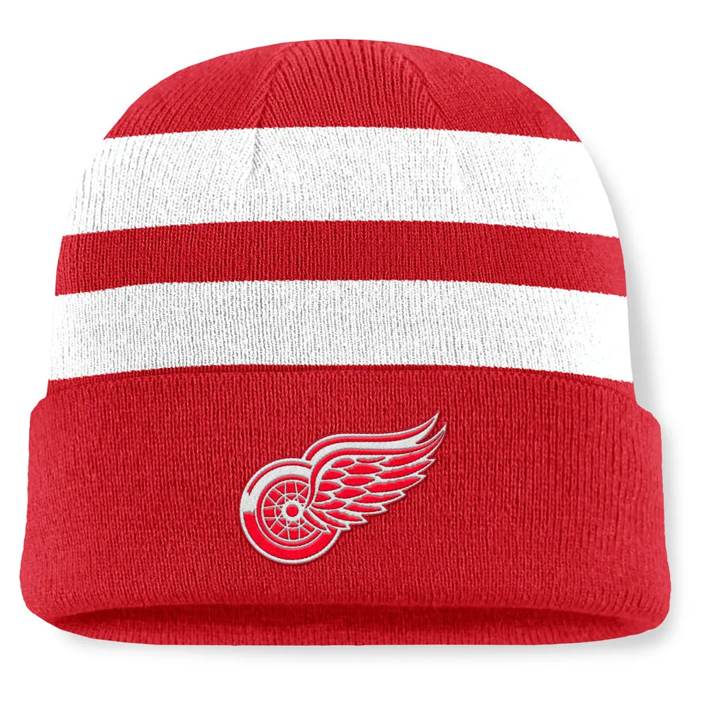 Fanatics Detroit Red Wings NHL Swipe Men's Red Beanie sold by Pro Hockey Life