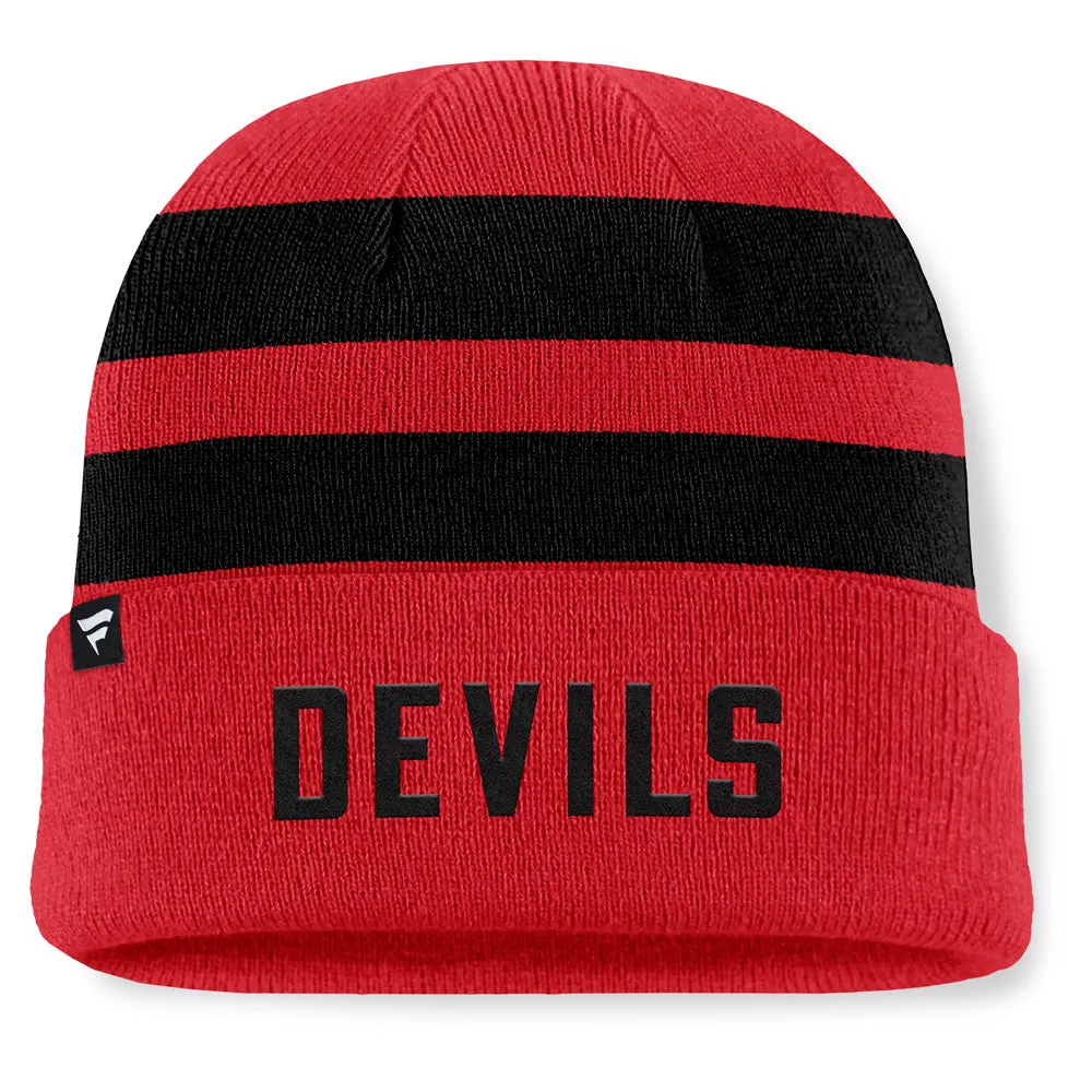 Fanatics New Jersey Devils NHL Swipe Men's Red Beanie sold by Pro Hockey Life product image thumbnail 2