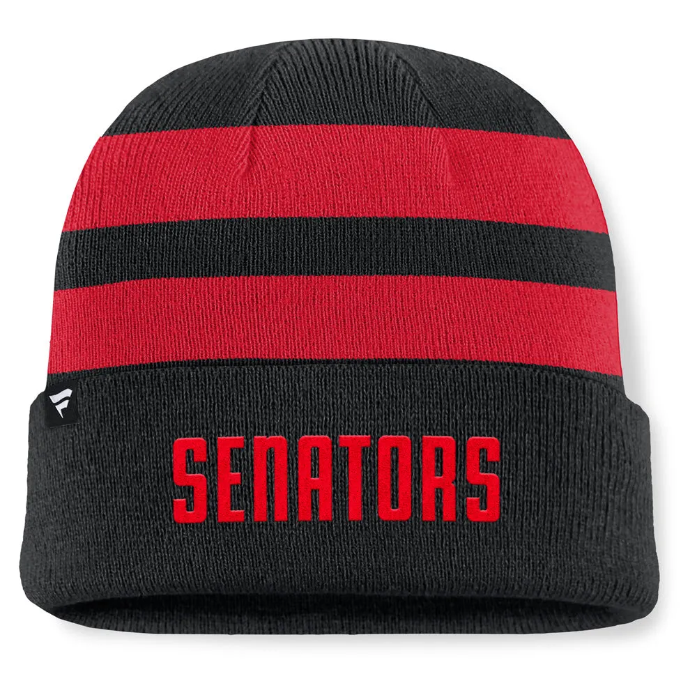 Fanatics Ottawa Senators NHL Swipe Men's Black Beanie sold by Pro Hockey Life product image thumbnail 2