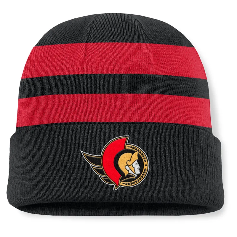 Fanatics Ottawa Senators NHL Swipe Men's Black Beanie sold by Pro Hockey Life