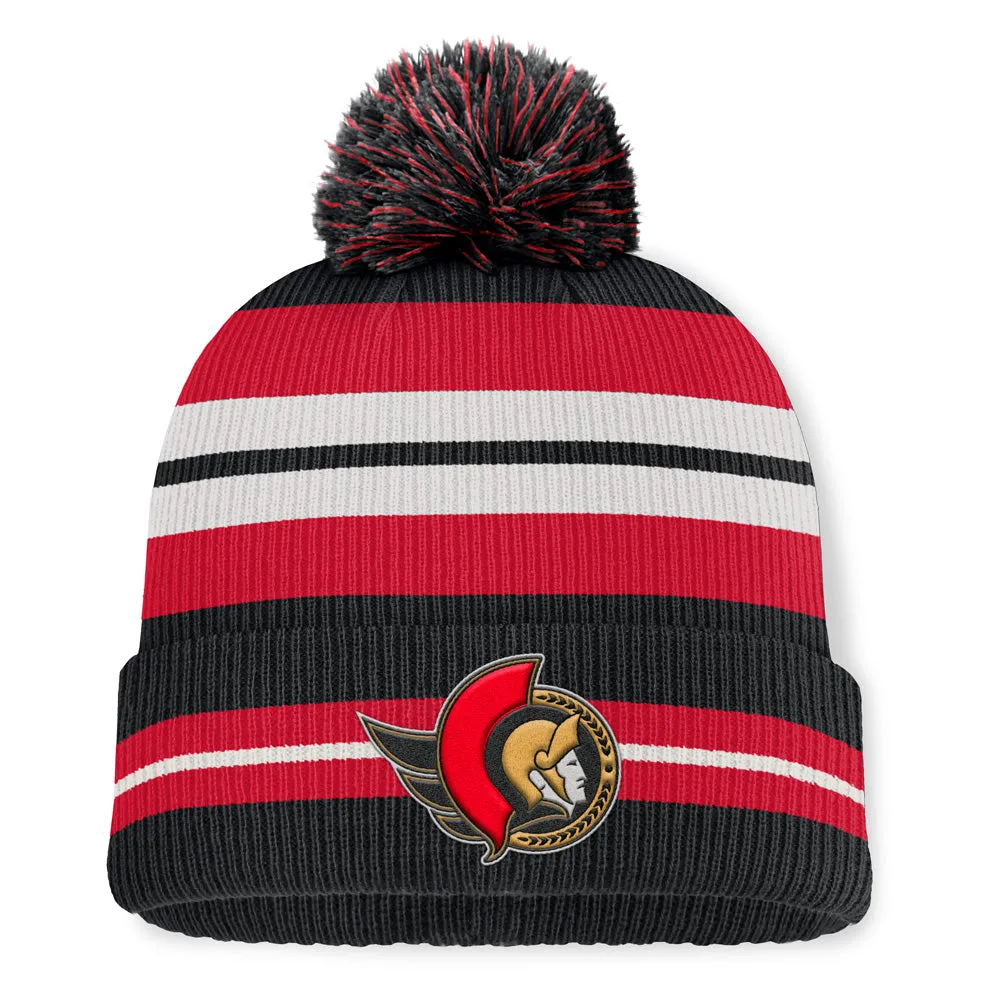 Fanatics Ottawa Senators Decades Men's Black Toque sold by Pro Hockey Life